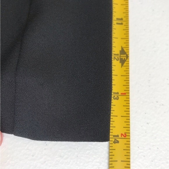 Sag Harbor Leopard Collar Black Button Up Unlined Jacket Long Sleeve Women 16 - Picture 9 of 12